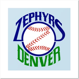 Iconic Denver Zephyrs Posters and Art